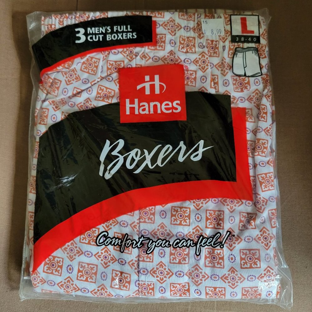 Hanes Boxers 3 pack Large
